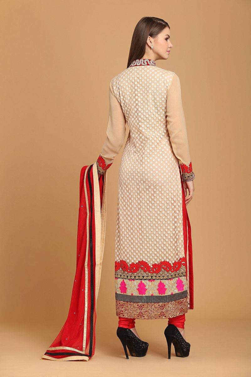 netted churidar design