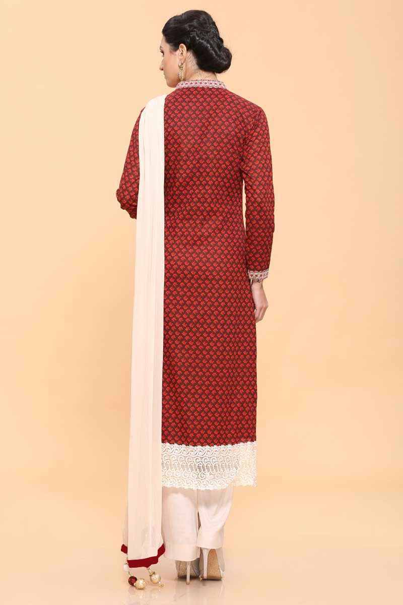 cotton trouser suit