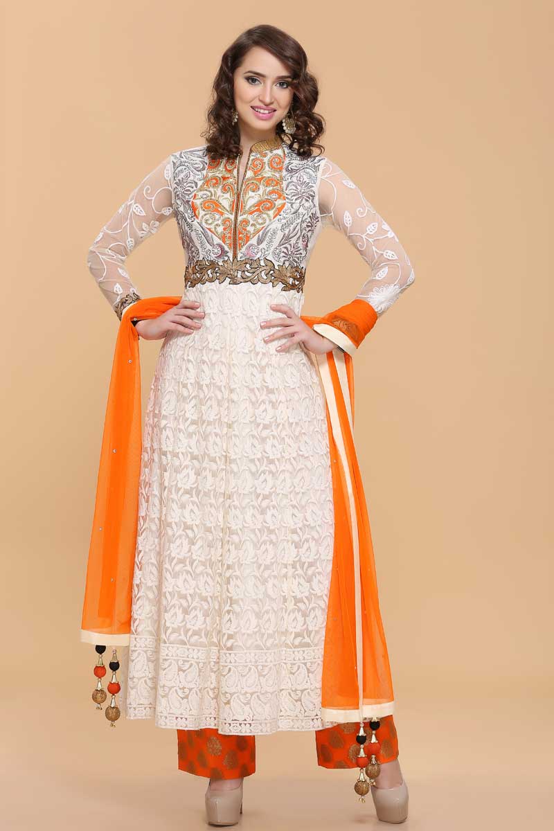 off white trouser suit
