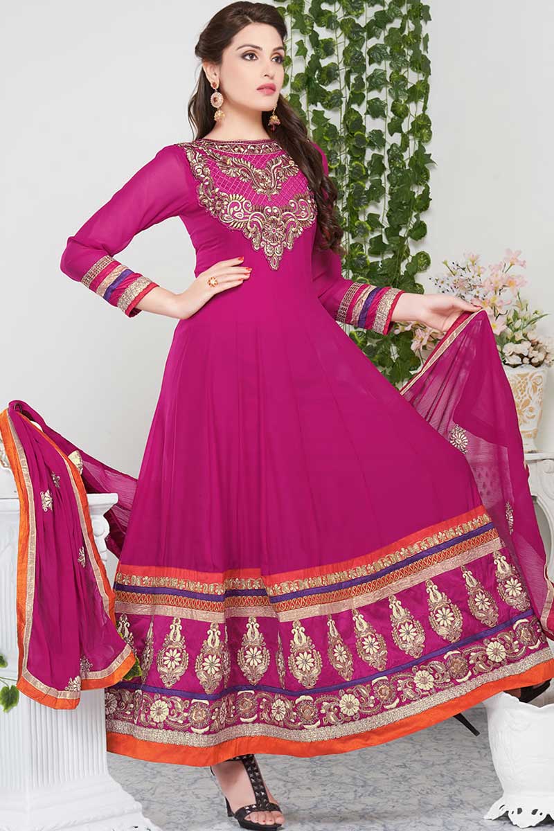 stitched anarkali suits online