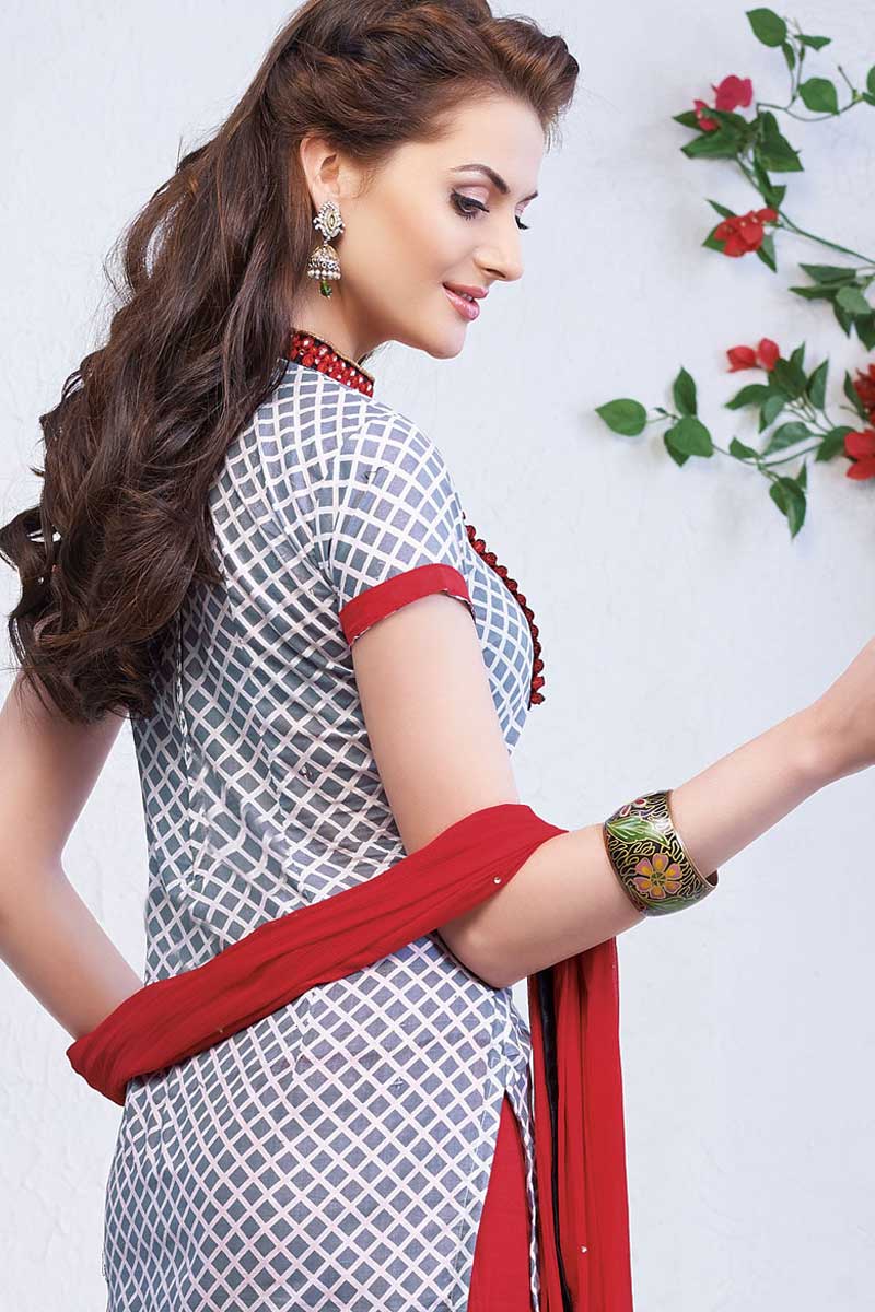 churidar with long overcoat