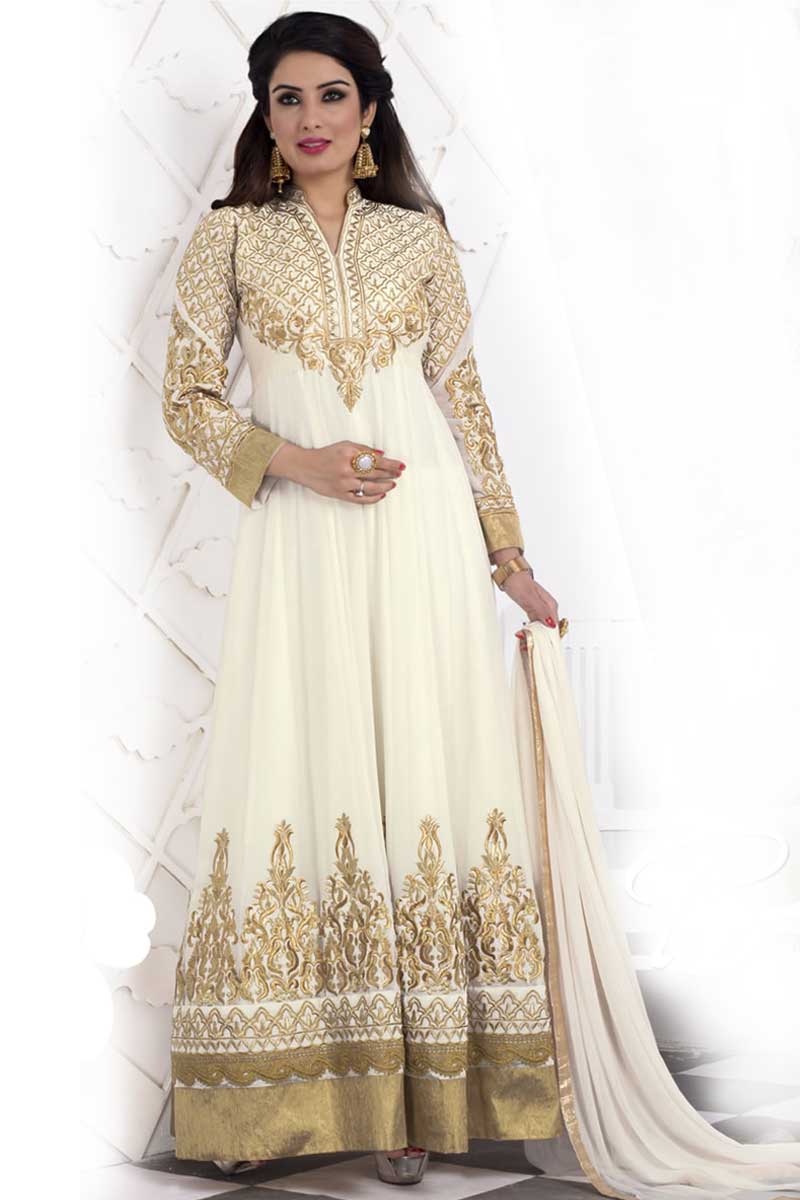 Anarkali Churidar Georgette Asian Prom Long Suits - Dmv13902