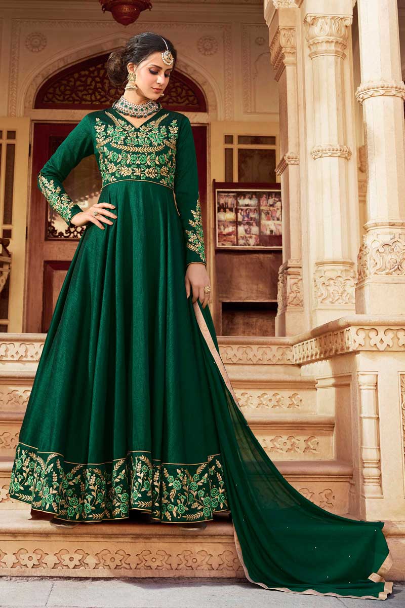 Long anarkali churidar best sale