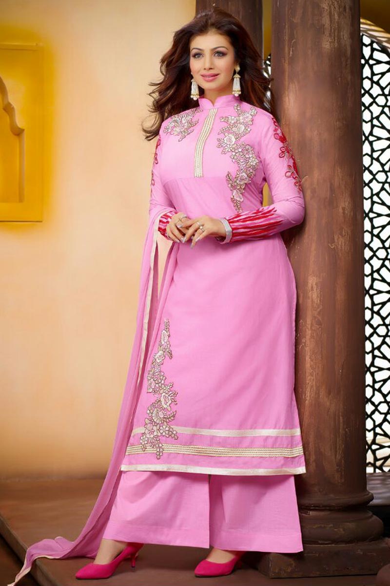 Buy online, Trouser cotton asian prom suits, Ayesha Takia Ligth