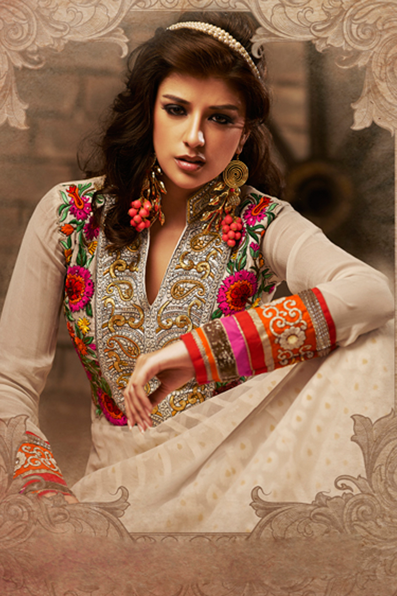netted churidar piece