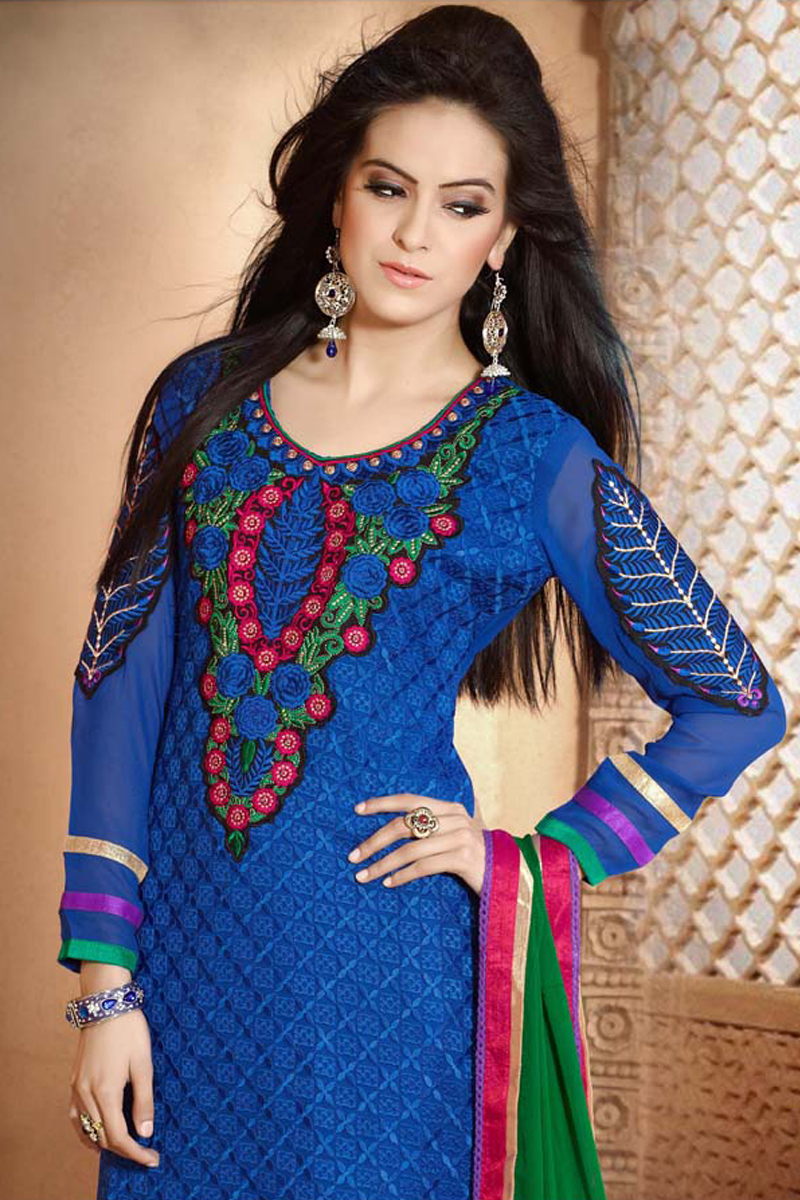 georgette churidar materials online shopping