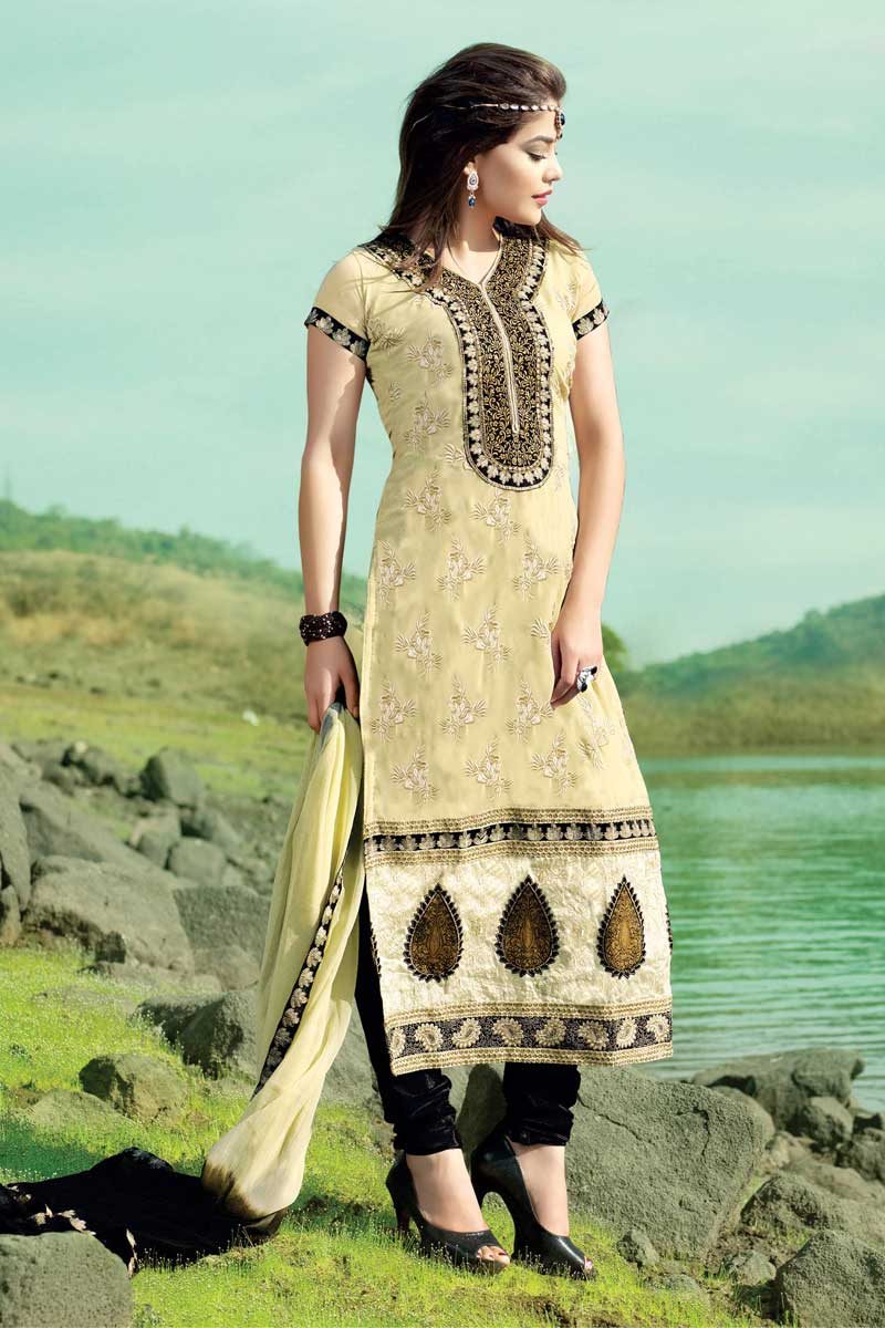 georgette suit kapda
