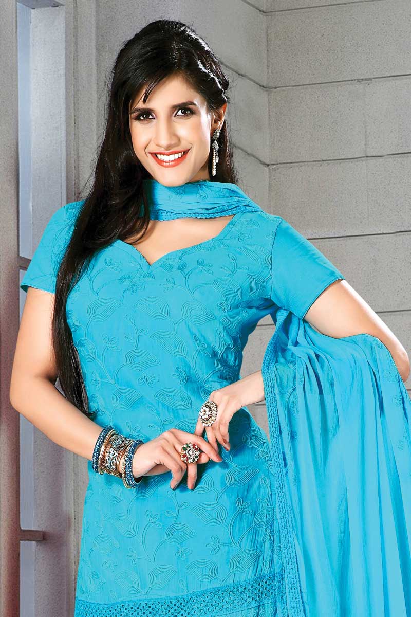 chiffon churidar designs