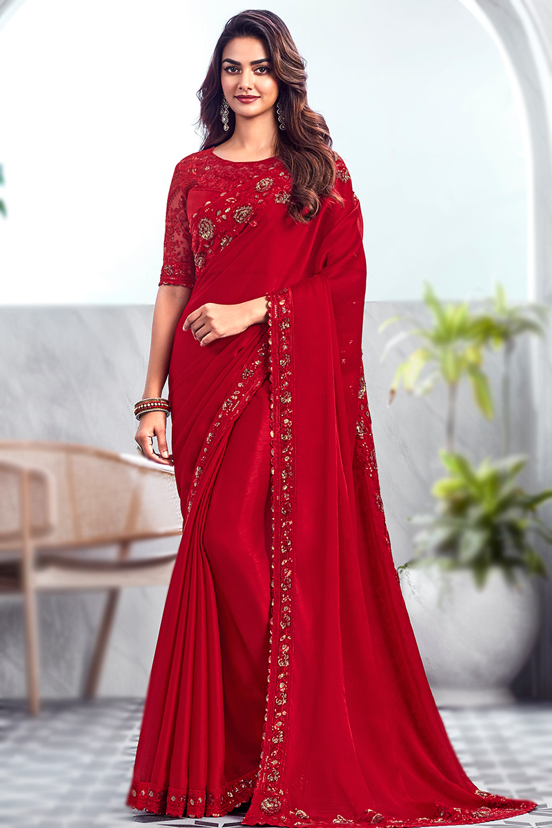 Light weight designer saree best sale