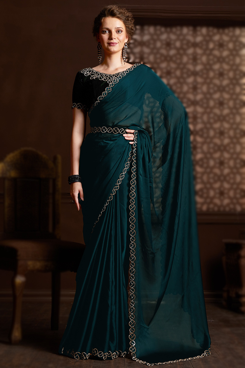 Fancy saree chiffon best sale