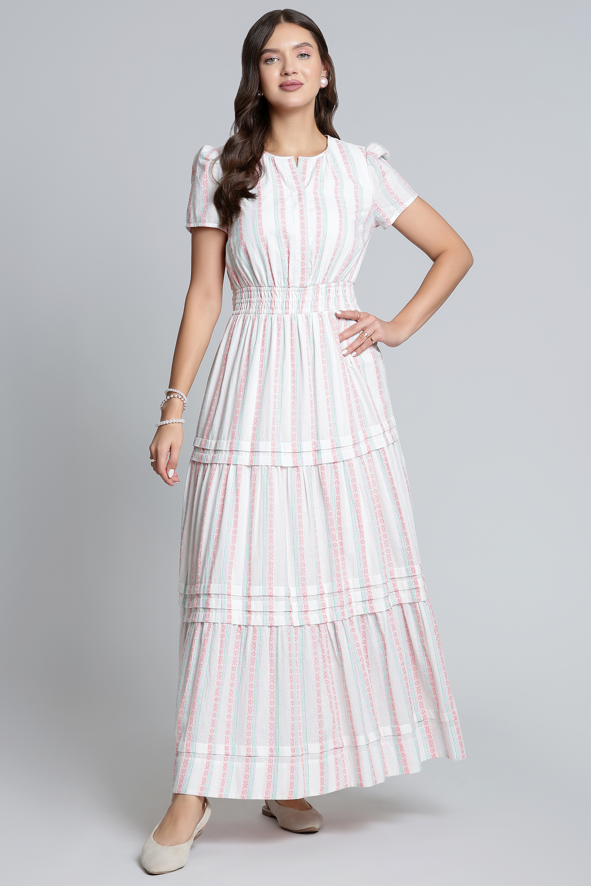 brown gingham long sleeve dress Miss Sparkling |Gingham Long Sleeve Dress sand / XL
