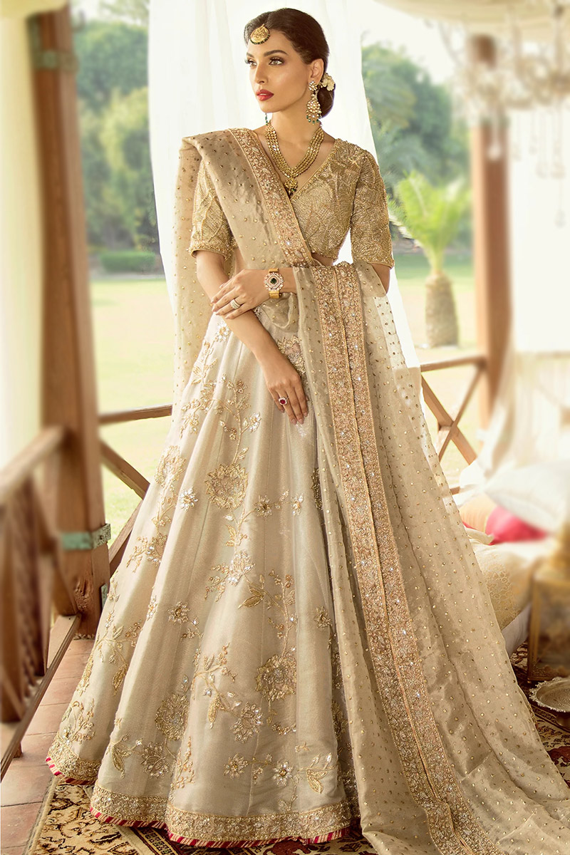 gold lengha blouse
