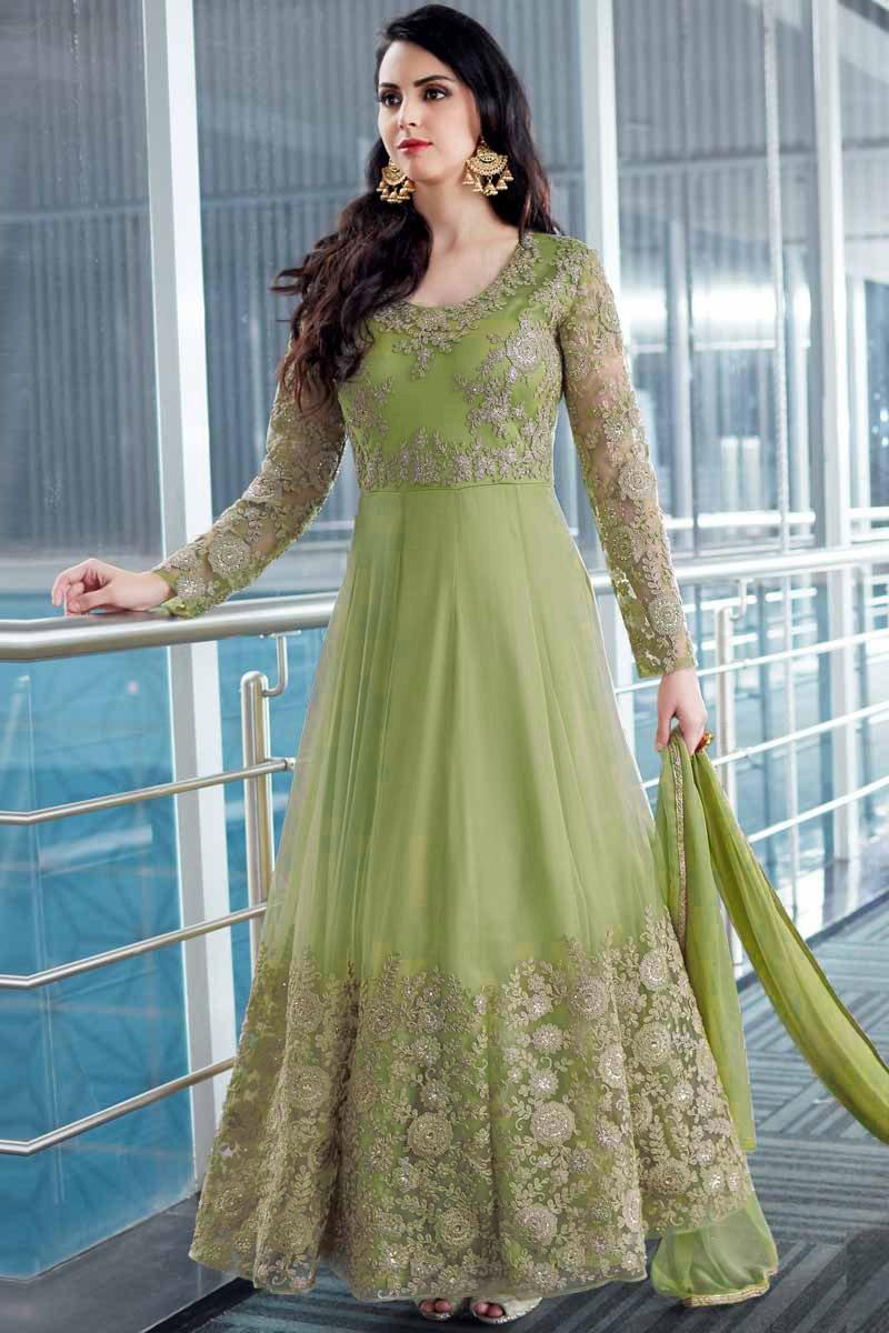 Buy Online Wedding Resham Embroidered 