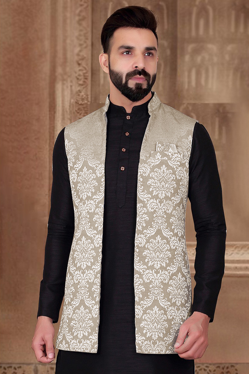 Brocade nehru jacket best sale