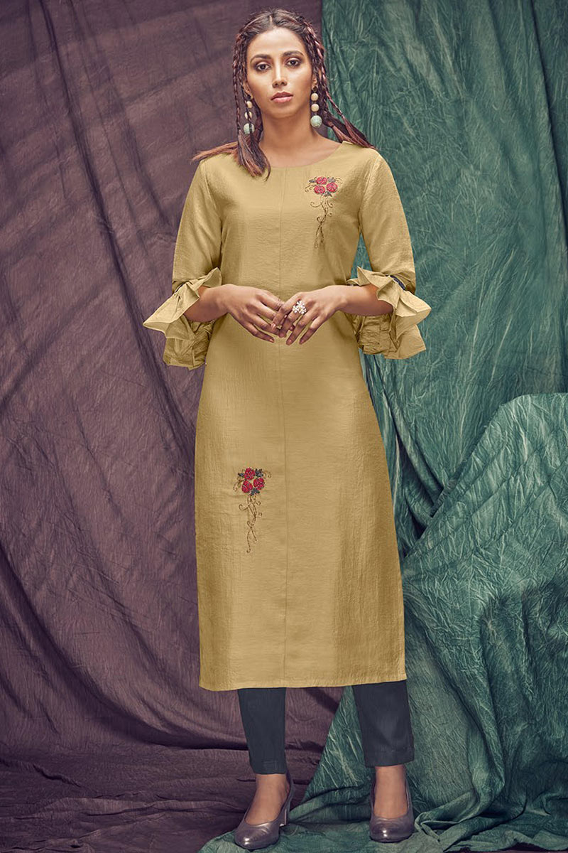 Plain khadi kurtis store