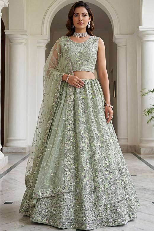 light green engagement dress Buy Vert Indian Dresses Online for Women in France Blush