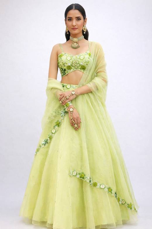 lime green indian dress Buy Fancy Lohri Dresses Online for Women in USA lime green wedding dress