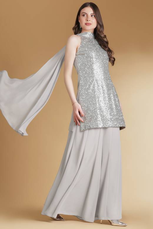 Buy Reception Designer Plus Size Trouser Suits Online for Women in USA