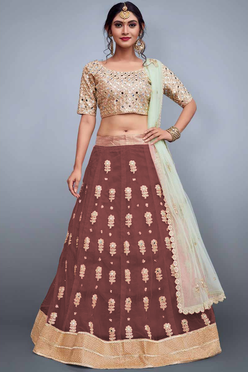 Net ghagra choli new arrivals