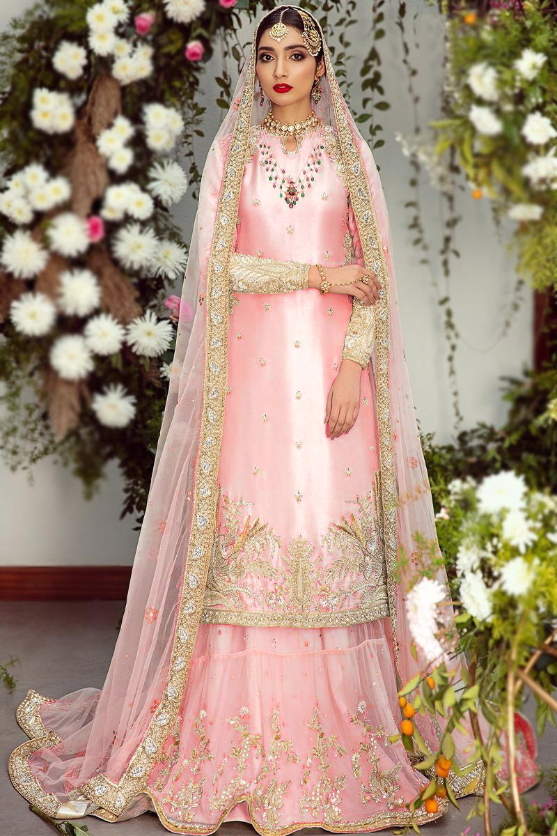 Dress Shops Online Light Red Wedding Lehenga with Stone Work LLCV110176