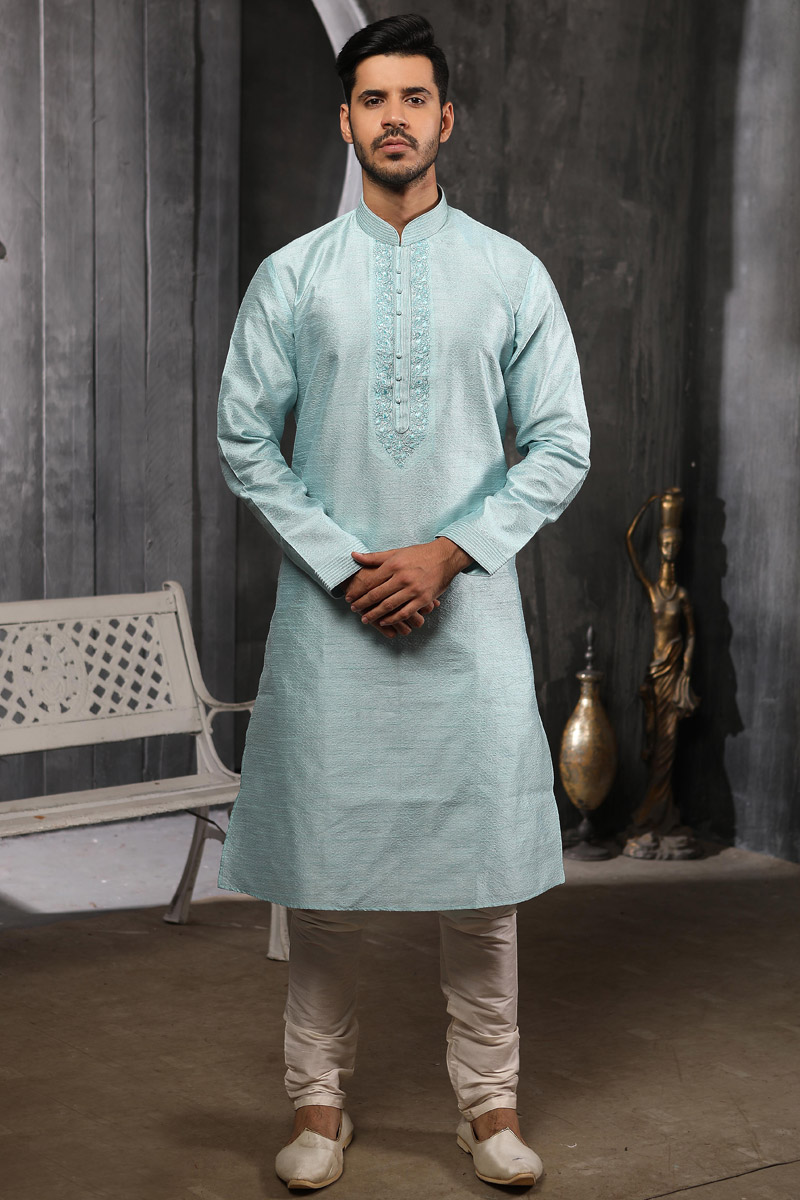 Jeans Mens Ethnic Party Wear Two Piece Men's Ethnic Style Set Long