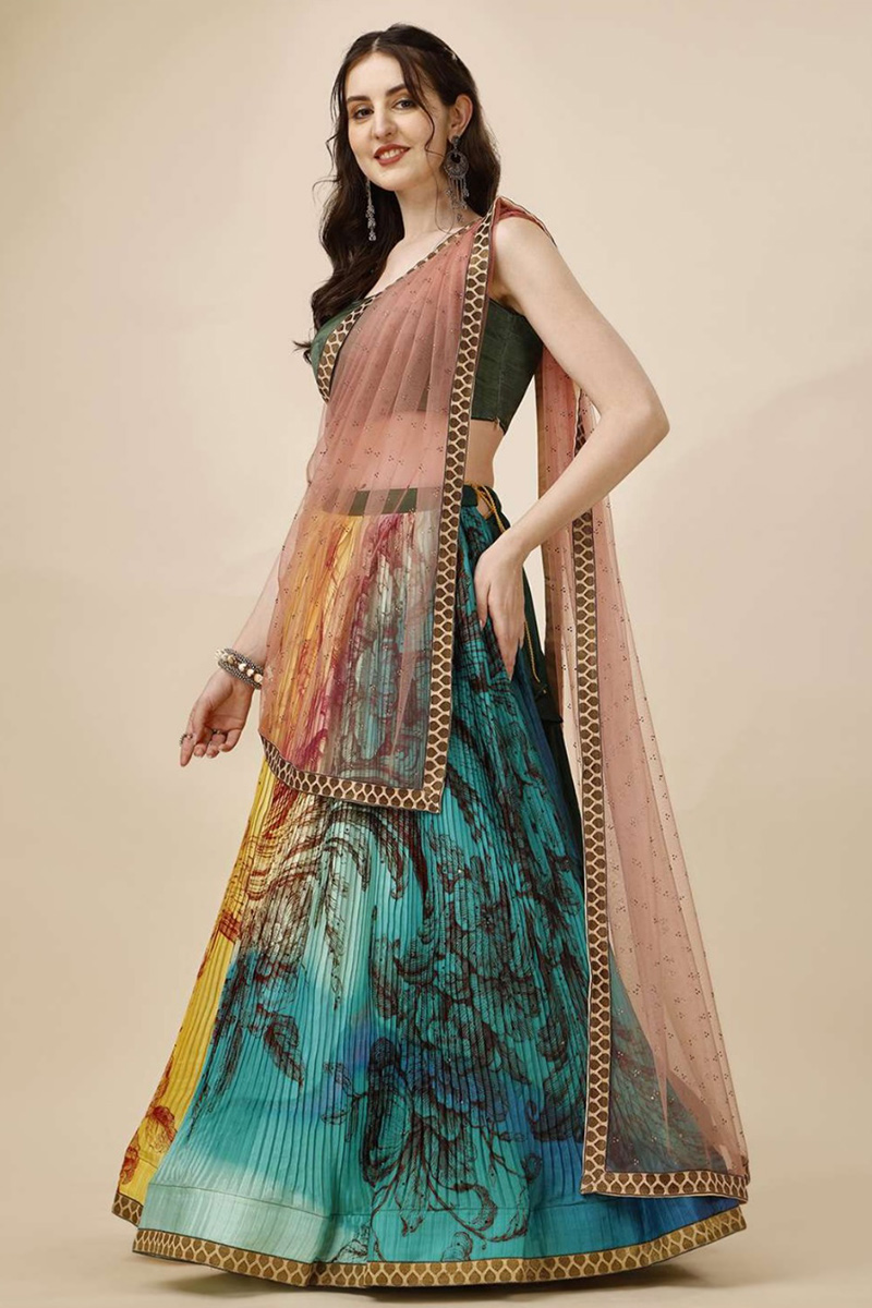 Chaniya choli for sangeet top