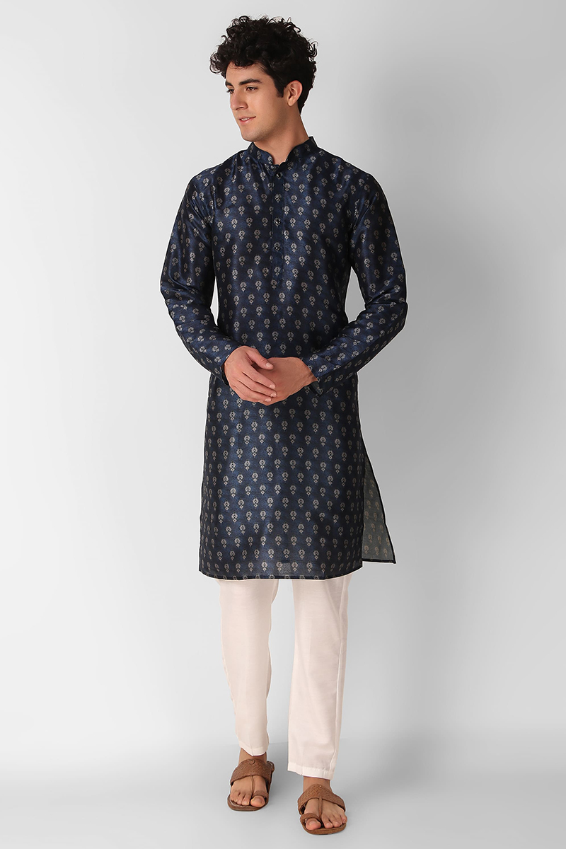 Boat Print kurta Pajama set