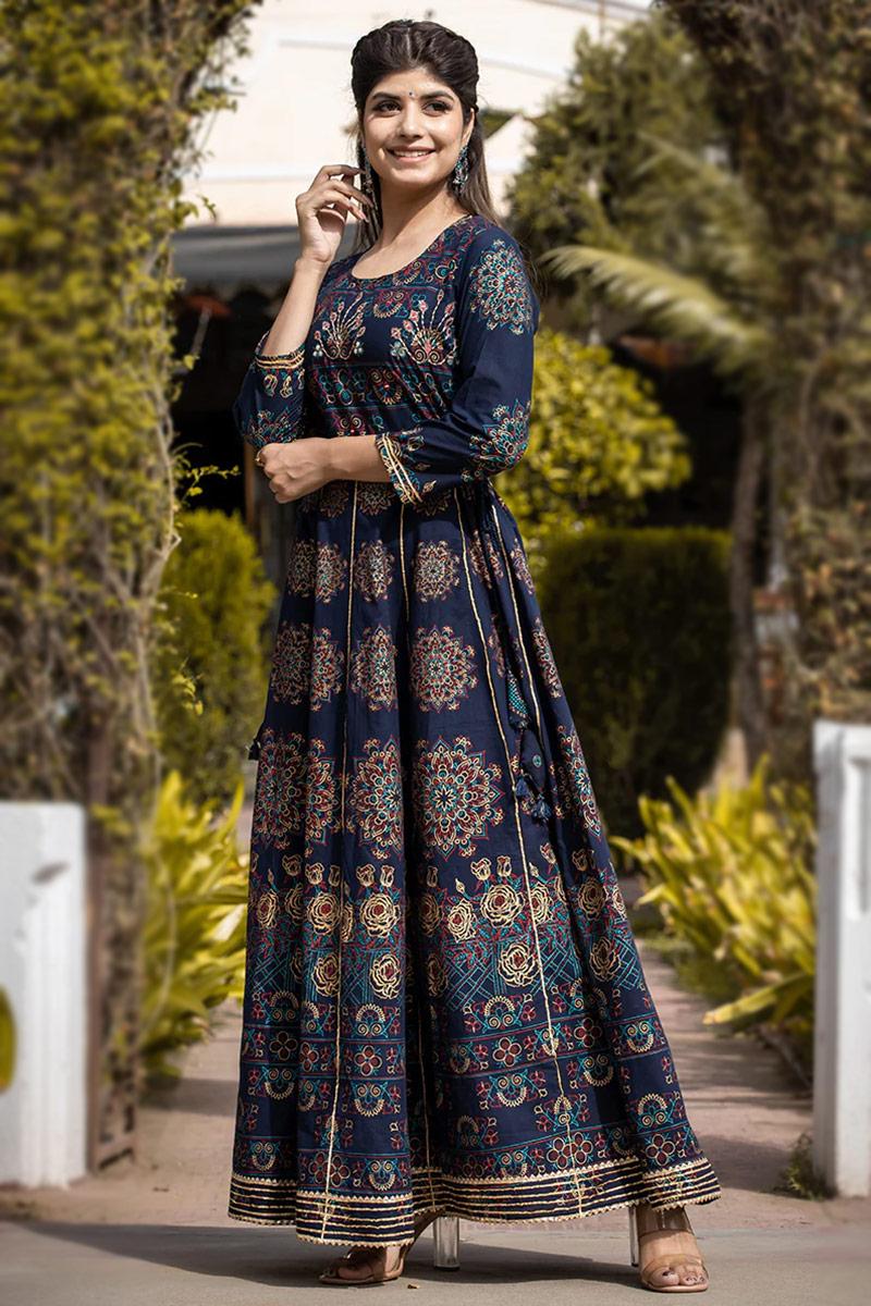 long brown polka dot dress Women's What You Know Dress, With a coordinating scarf Abigail Silk Jersey Midi COLOR:BAZAAR BLUE day dress