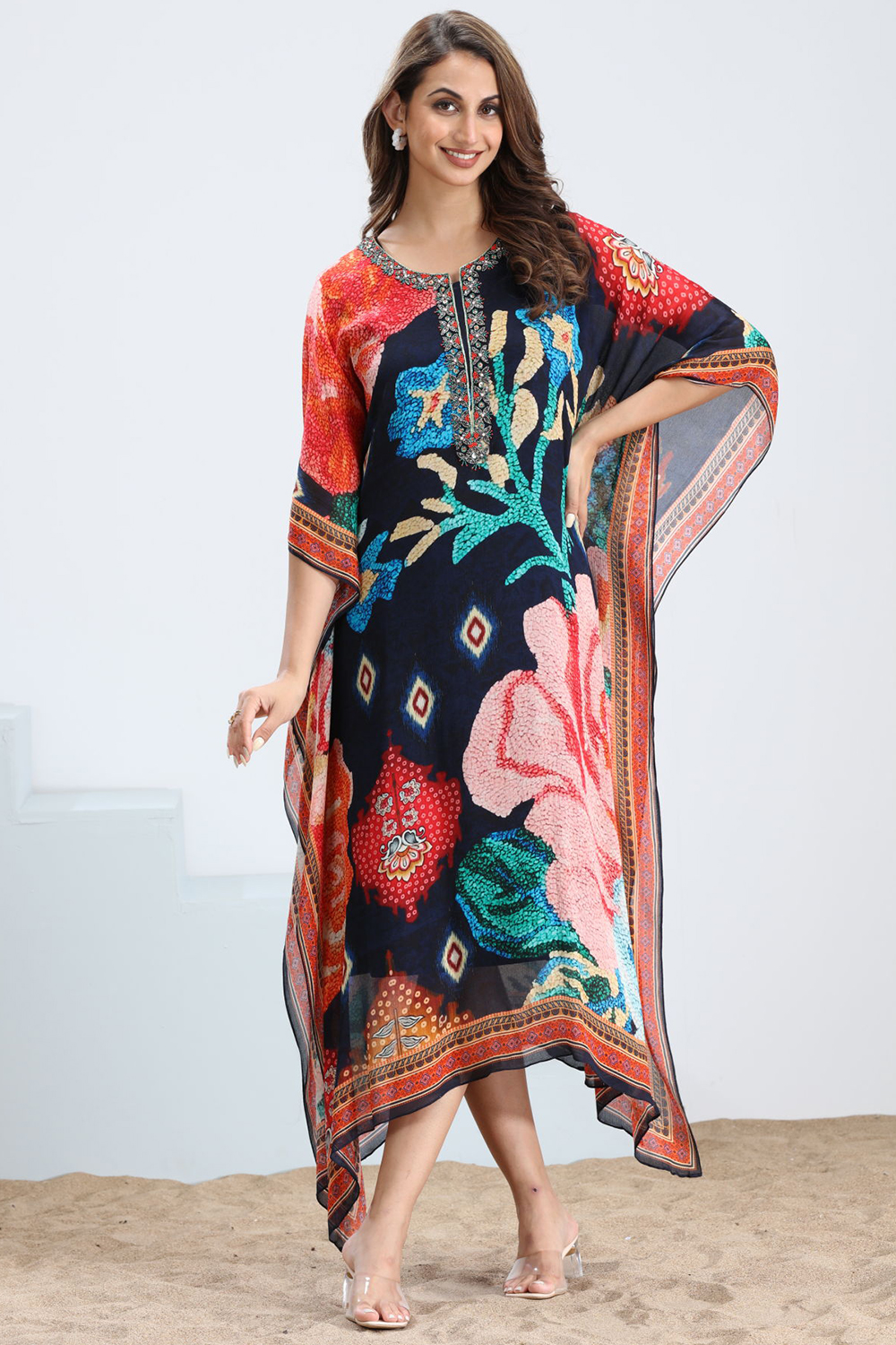 Floral Kaftan Dresses for Women | Shop Online at Andaaz Fashion