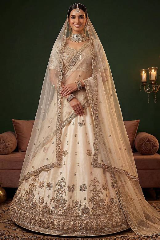 ivory indian wedding dresses White Hindu Clothing: Buy White Hindu Wedding Clothing for Women Online in USA Pen Slot