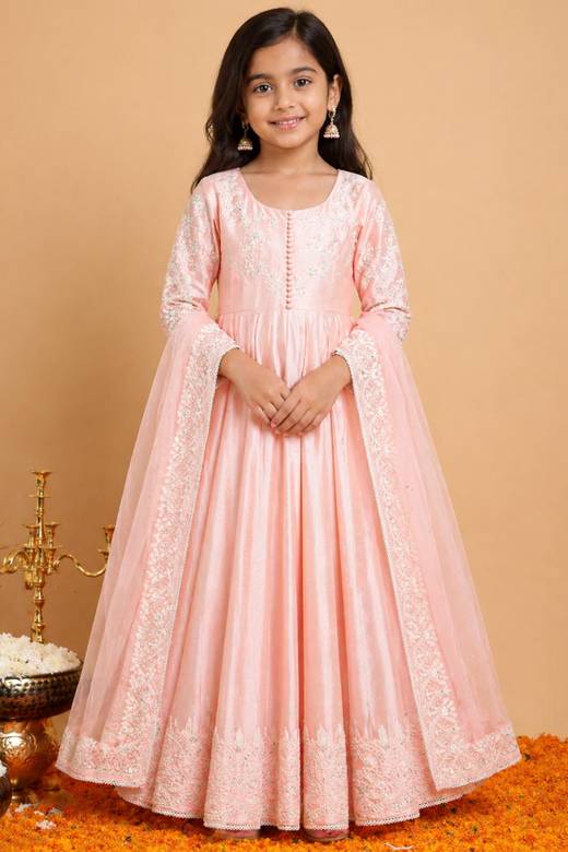 Buy Cutdana Work Indian Dresses Online for Kids in USA