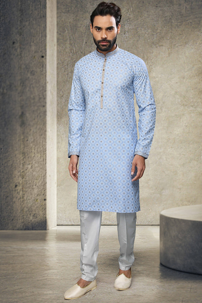Punjabi Printed Kurta For Men Printed Kurta Punjabi Kurta Online