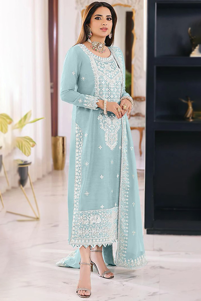princess polly baby blue dress Powder Blue Gharara Dress – A Blend of Heritage & Grace – Zari & Zeb