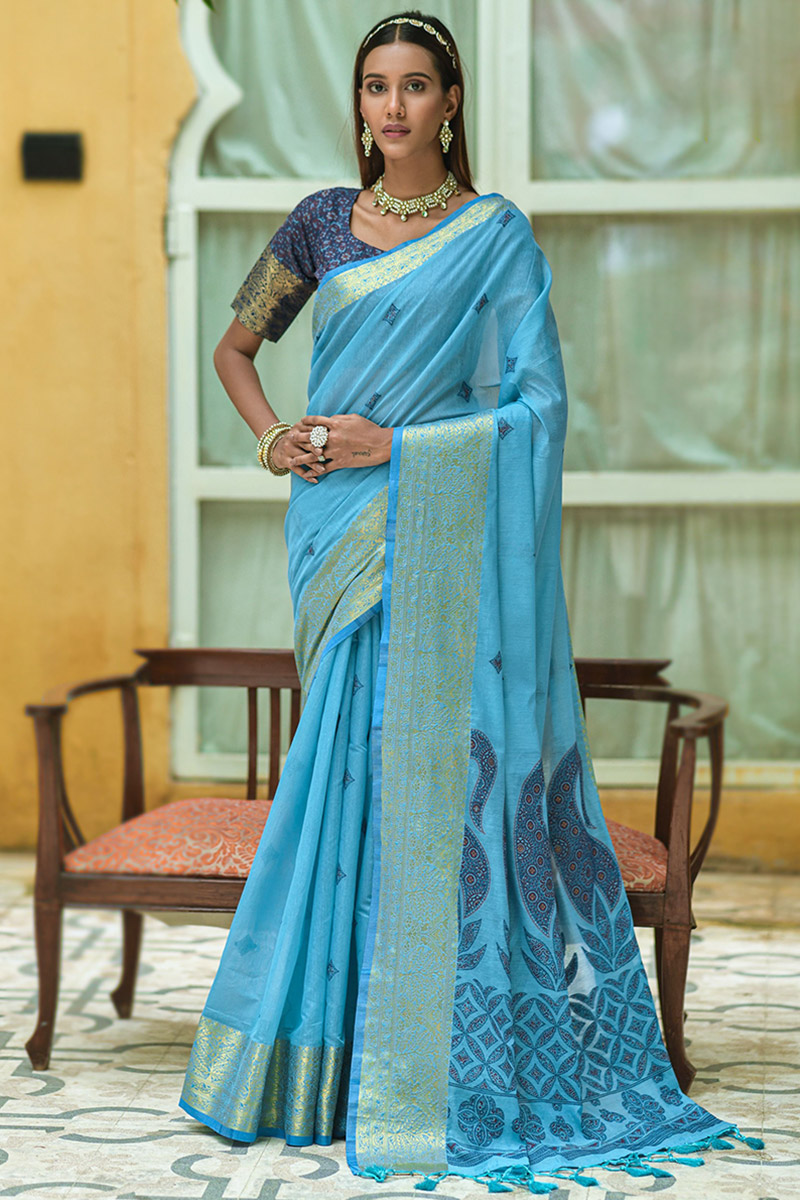 Linen sarees online | Designer Linen Sarees | Aryavart – Thearyavart