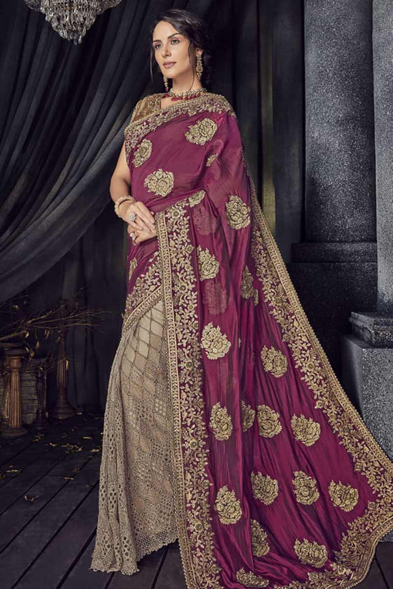 Party fashion wear saree 2019