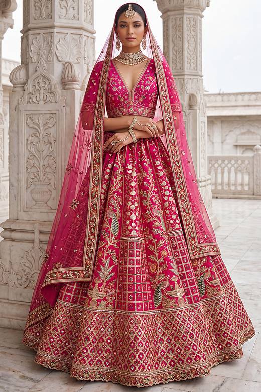 hot pink indian wedding dress Buy Bridal Wear Dresses Online for Women in USA new in baby girl