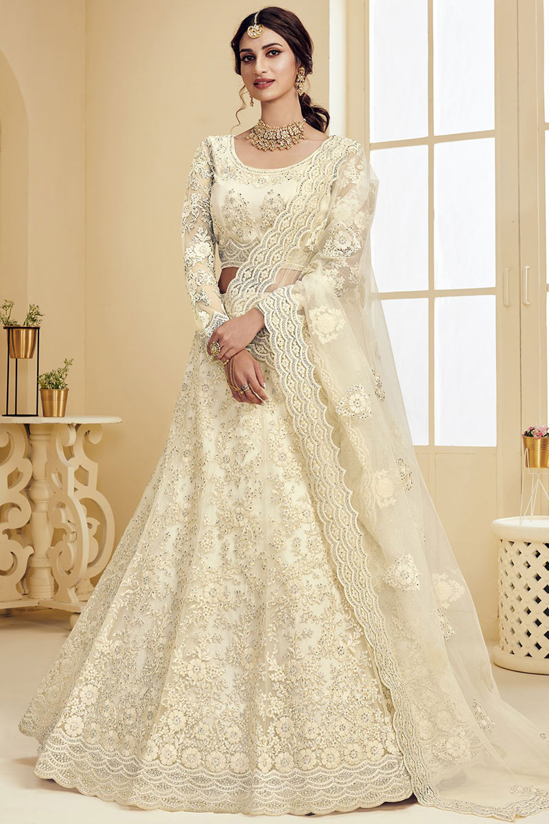 cream and gold indian dress