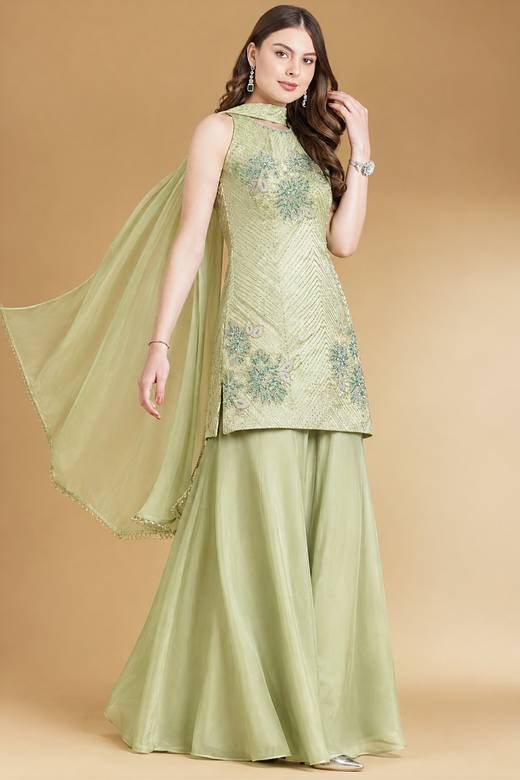 Green Indian Outfit