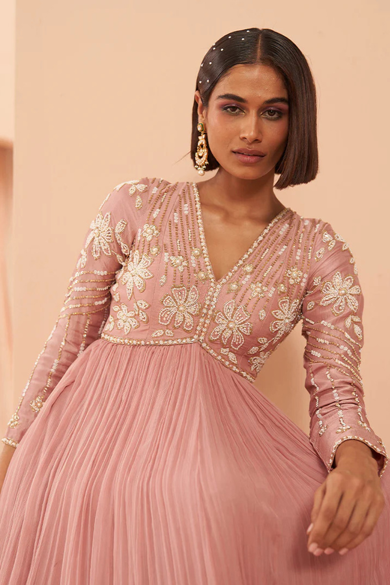 Dubai Turkish Ethnic Floral Embroidery Sequins Belted Evening Gown Eid Al-Adha Saudi Arab Djellaba Clothing Ramadan Eid main image 0