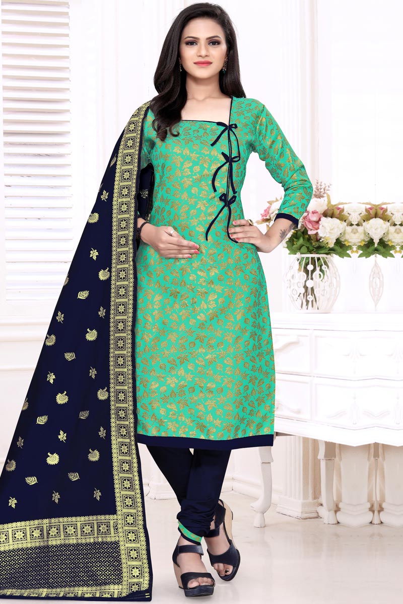 Brocade churidar neck designs best sale