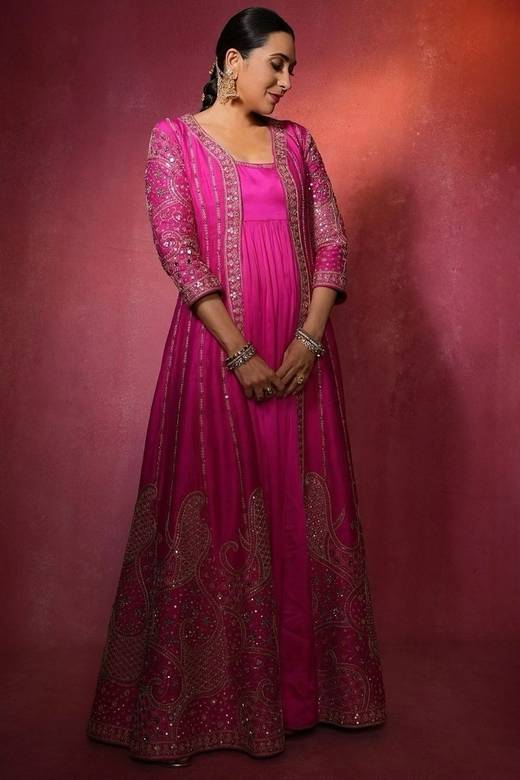 hot pink dress india Bollywood Dresses: Buy Pink Bollywood Dresses for Women Online in USA elevated occasionwear