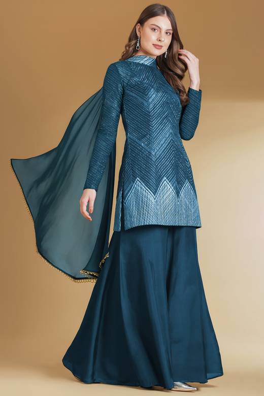 pakistani embroidered dresses RUBA Handcrafted Formal Dress with Floral Embroidery stitch dresses will not be returned or refunded Pakistani Clothing Near Me