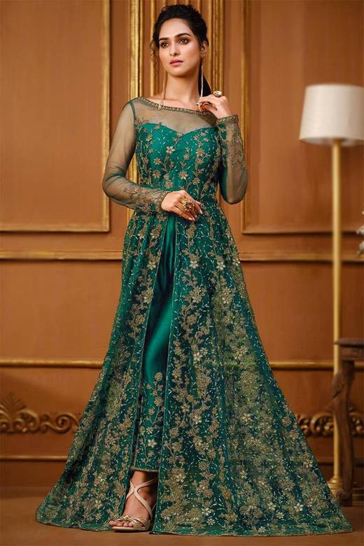 green dress material Buy Net Materials Online for Women in USA staff-discount-collection