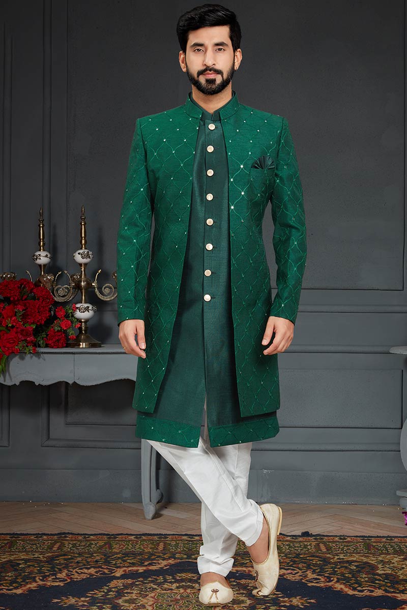 Indian Designer Mens Wedding New Style sherwani Royal popular Suits Plus Size Available Wedding Wear Sherwani For Mens