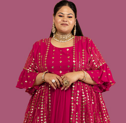 PLUS SIZE : Buy Plus Size Indian Clothing for Women Online UK