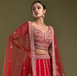Red Lehenga