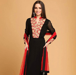 Red Churidar Suits