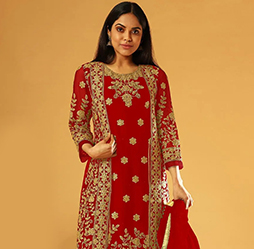 Red Trouser Suits