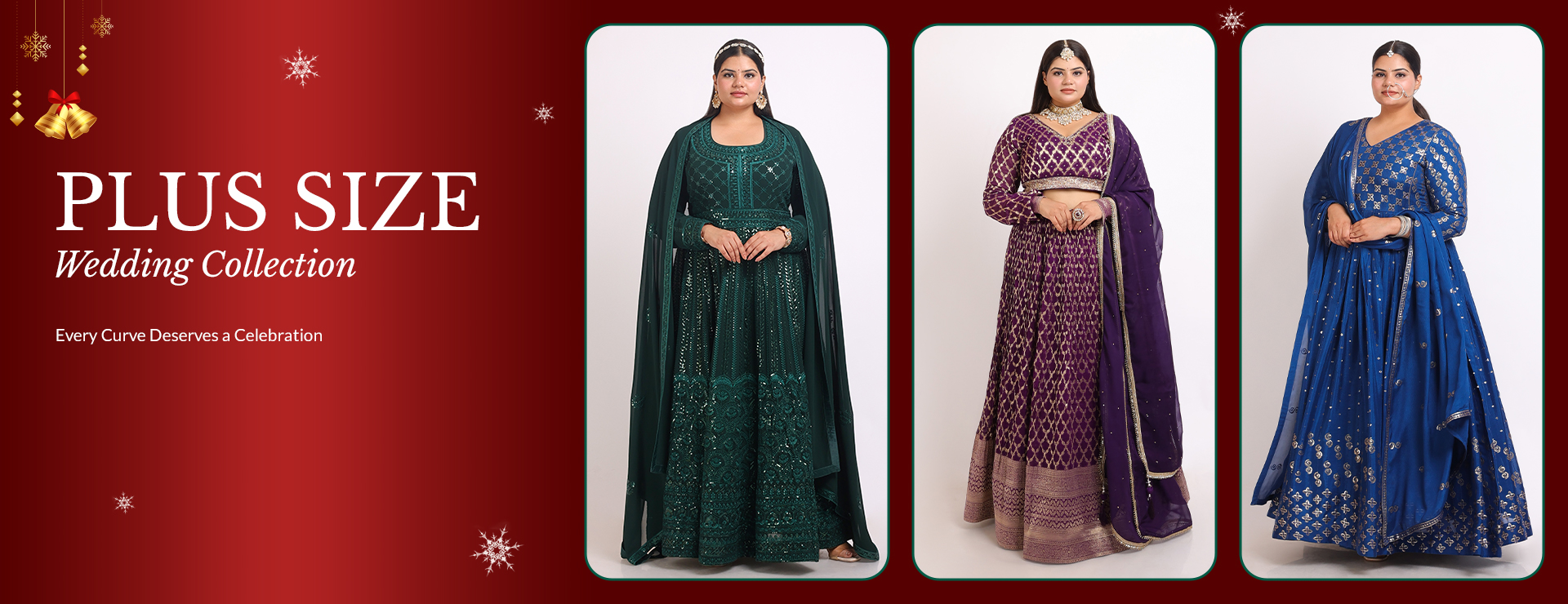 Online Designer Indian Outfits in Plus Size Collection up to 69 Sizes.