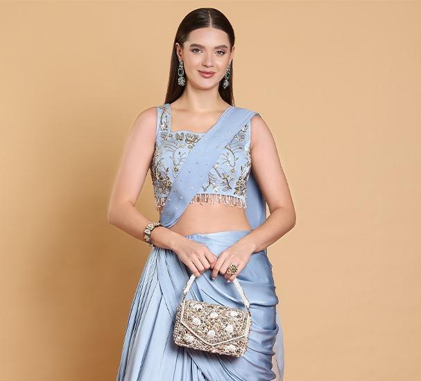indian sarees and dress Saree in Georgette Dont go unnoticed at your next special occasion Why Indian Wedding Guests in